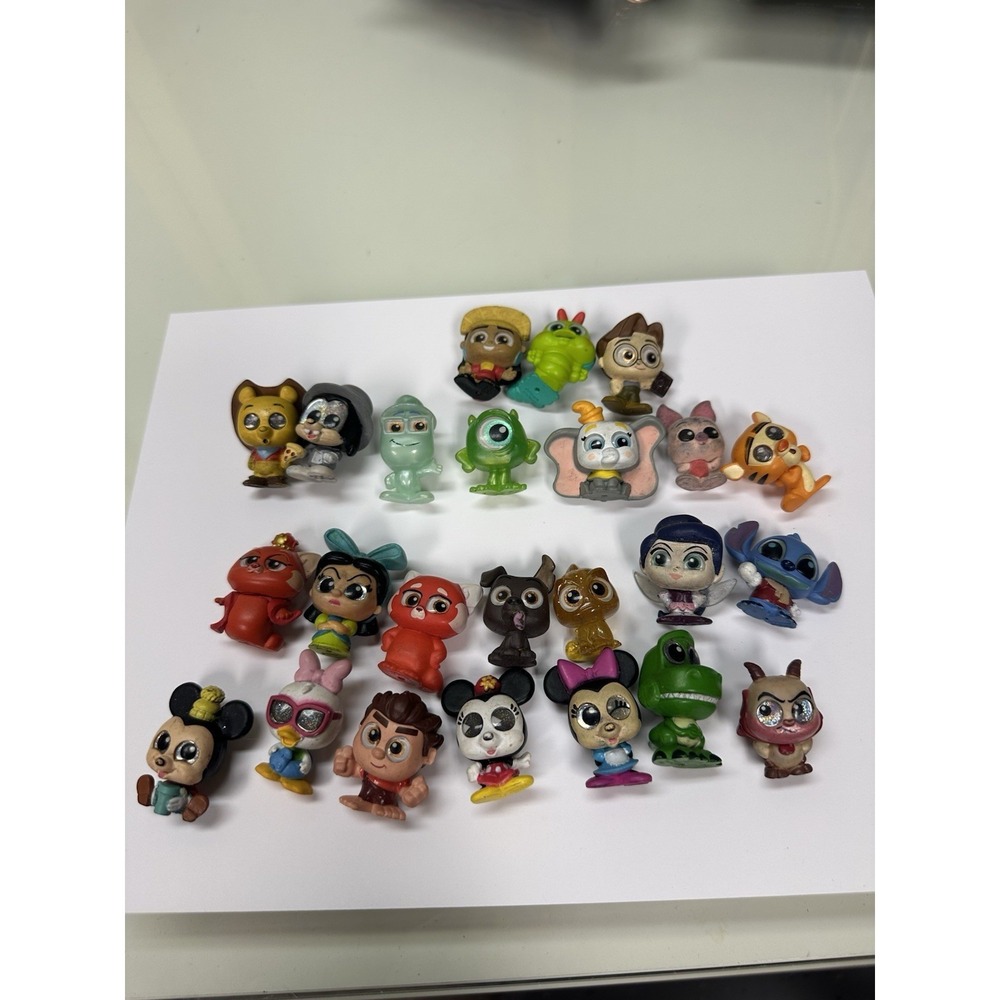 Disney Doorables Lot of 24 USED see pics! mickey minnie stitch wazowski winnie